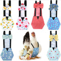 6 Pcs Chicken Diapers for Hens Rooster Ducks Reusable Washable Duck Diapers with Bow Tie for Ducklings Hens Goose Poultry Adjustable Clothes for Hen Rooster Chicken(Classic,L)