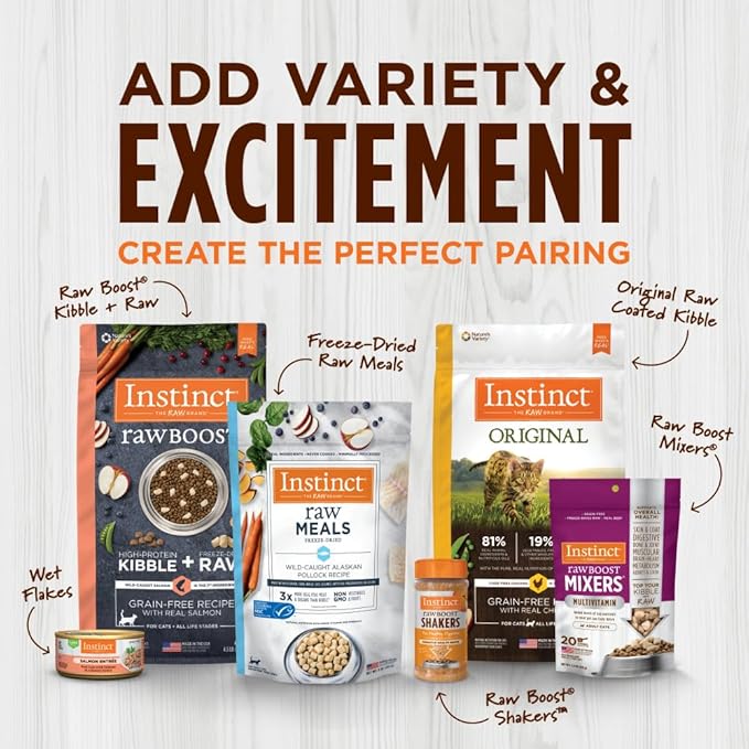 Instinct Be Natural, Natural Dry Dog Food, Raw Coated Kibble - Real Lamb & Oatmeal, 4.5 lb. Bag