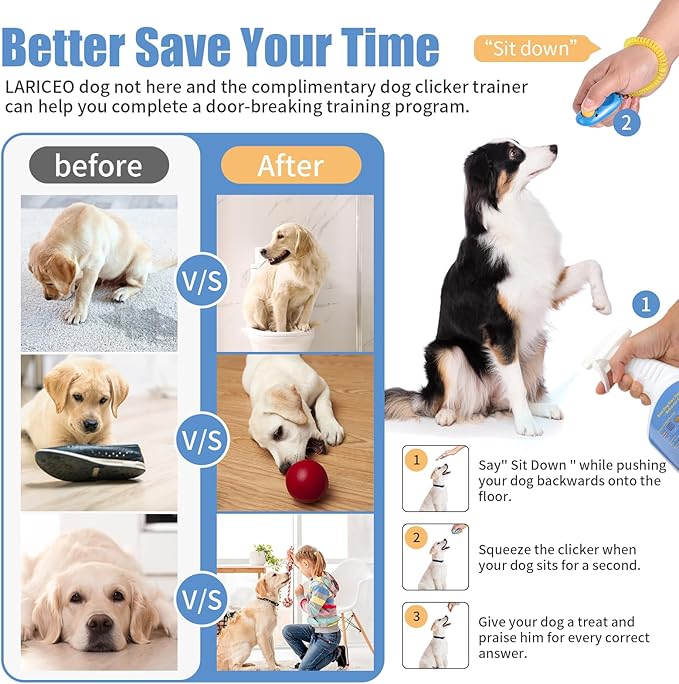16oz Dog Behavior Correction Spray - Dog Not Here Pee - Training Aid Spray for Dogs