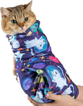 Paw Legend 21.7" Cat Wrap for Grooming Cat Wrap for Cutting Nails Cat Restraint for Nail Clipping Self Adhesive Blanket Restraint Cloth for Cats