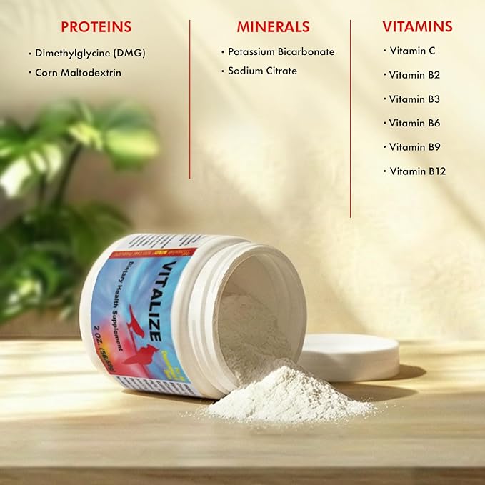 Morning Bird Vitalize for Birds 4.5 oz – Stress & Dehydration Support – Promotes Hydration, Energy, Balance & Muscle Recovery – Water-Soluble Supplement for All Bird Species
