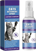 Cat Repellent Spray - Natural Training Aid for Cats, Indoor & Outdoor Deterrent Spray to Stop Scratching Furniture, Protect Garden, and Deter Unwanted Marking