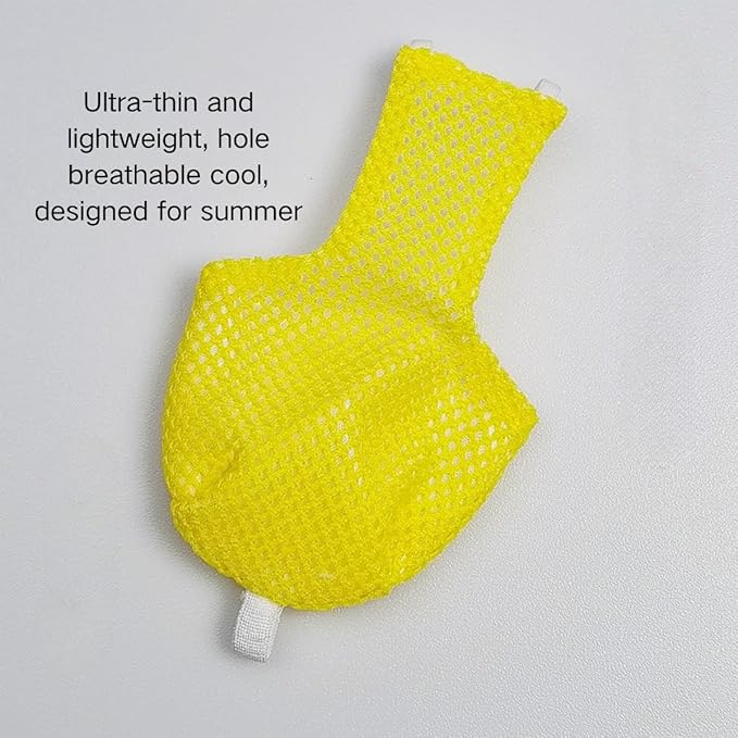 5 Pcs Summer Holey Style Bird Diaper Parrot Nappy Reusable Flight Suit with Waterproof Inner for Parakeet Cockatiel Macaw Budgie Lovebird Conure (Pigeon)