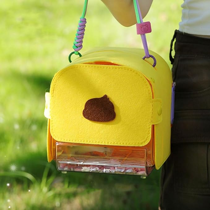 Security Pet Satchels Large Capacity Slings Ventilated Travel Carriers for Outdoor Bird Excursions Outdoor Bird Carriers