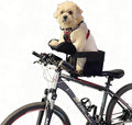 Front Bike Dog Seat & Pet Basket – Quick Release, Secure Safety Straps, Breathable Mesh Sides & Thick Cushion, Fits Most Bicycles – Small Pet Carrier for Dogs/Cats