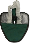 Bird Diaper, Wrap Around, for Larger Pigeons, Small Breed Hens and Roosters, Leak-Proof Design, Comfortable Fleece Strap Bird Harness with Sewn-in Liner & Secure Hook and Loop Closure - XS, Green