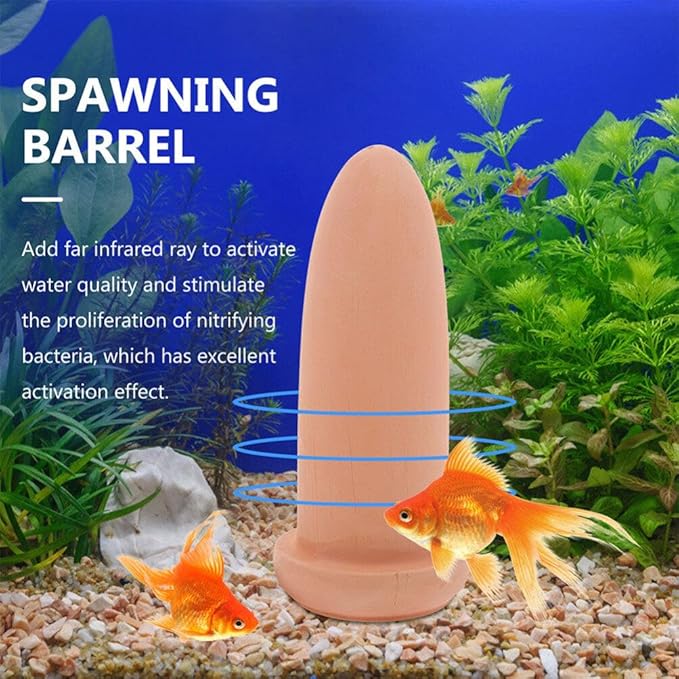 POPETPOP Angelfish Breeding Cone Fish Breeding Pot, Aquarium Breeding Cone, Fish and Shrimp Spawning Bucket for Aquarium Fish Tank Discus Breeding Cone