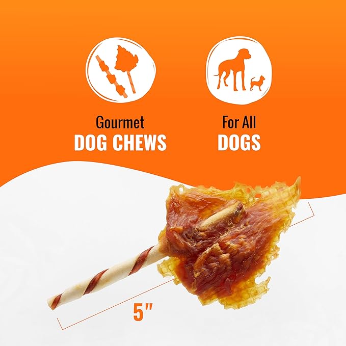 Good 'N' Fun Triple Flavor Wings, Made with Real Meat, Treats for All Dog Sizes