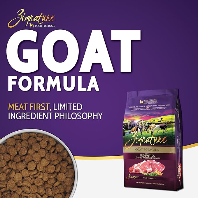 Zignature Goat Limited Ingredient Formula Dry Dog Food 12.5lb