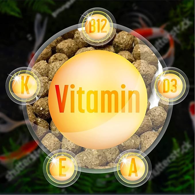 BIG Kahuna Koi Fish Food for Ponds 1lb - Koi Food for Pond Fish Food Pellets – 3/16-1/4 Floating Pond Pellet