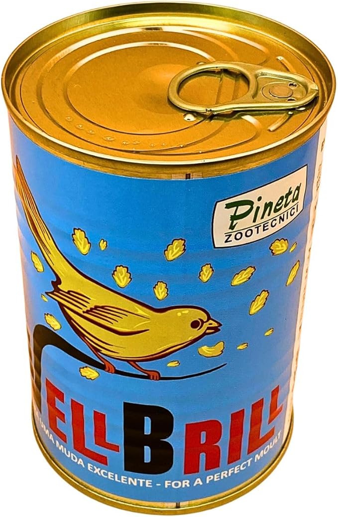 Pineta VellBrill 200g - Bird Supplement and Vitamin for Canaries - Canary Molting Supplement to Release The Stress of The Shedding Season, Enhance Diet and Promote Healthy