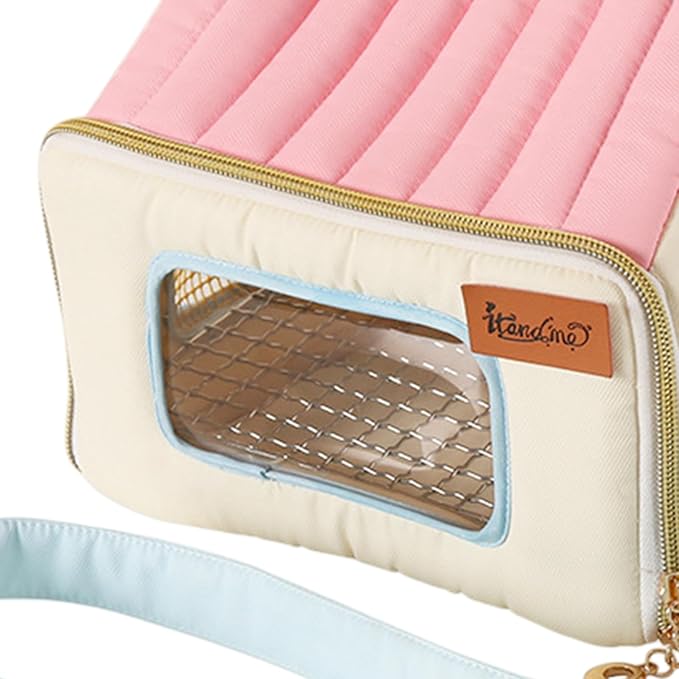 Bird Carrier Bag, Portable Warm Breathable, Pet Carrier with Stainless Steel Tray, Travel Cage with Sturdy Build, Bird Accessory, Pet Gear for Animal Pigeon Outing Travel Vehicle Car Indoor Outdoor