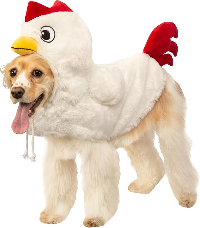 Rubies Chicken Pet Costume for Dogs or Cats, Large