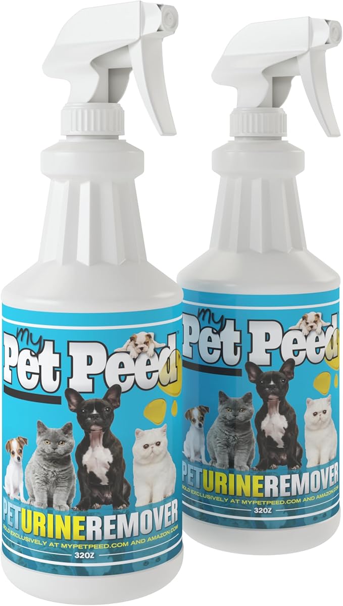My Pet Peed - Pet Stain & Odor Remover (Two Pack - 32oz Spray Bottles)