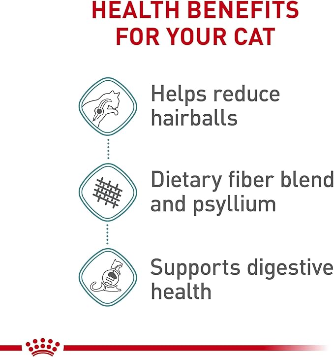 Royal Canin Feline Care Nutrition Hairball Care Adult Dry Cat Food, 3 lb Bag