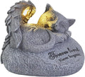 Cat Memorial Gifts for Loss of Cat,Pet Sympathy Gift,is Placed in The Outdoor Garden or Tombstone Loss of Pet Sympathy Gift