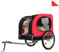 Bicycle Dog Carrier - 88Lbs Capacity Pet Bike Trailer with 19" Air Tires,Foldable Dog Trailer for Bike | with 600d Durable Waterproof Oxford Cloth | Universal Coupler | for Medium/Large Pets