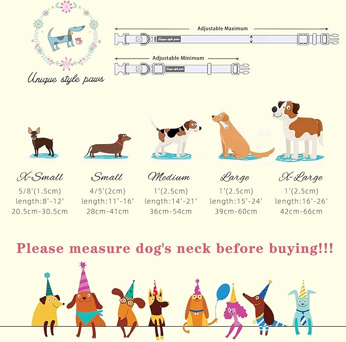 Unique style paws Valentine's Day Dog Collar Plastic Buckle Collar with Pendant Love Letter Lock Gift Wedding Small Medium Large Boys Girls Dogs