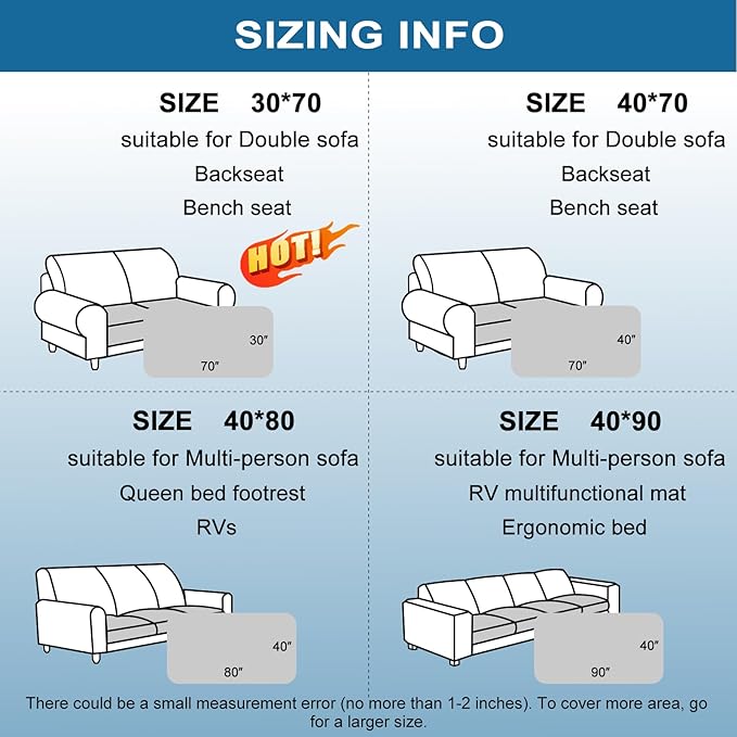 hyha Waterproof Dog Blanket, Soft Pet Bed Blankets, Waterproof Sofa Couch Cover for Dogs Washable, Reversible Pet Couch Covers for Sofa Furniture (30x70 Inch, Grey/Light Grey)