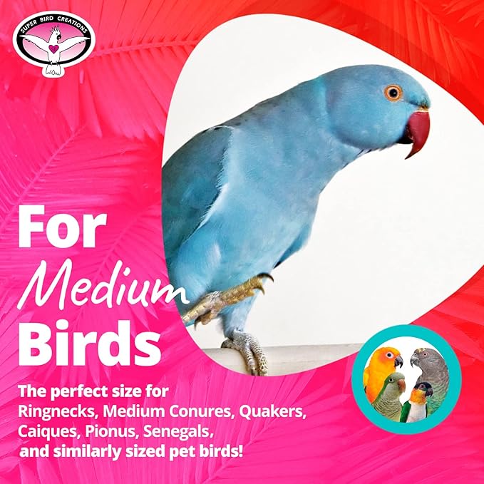 Super Bird Creations SB963 Twirl N' Whirl Bird Toy - Handcrafted Wooden Bird Stuff with Lollipop Sticks & Spinning Block - Relieves Boredom Peeling & Chewing for Parrots, Medium Sized Birds - 6.5"x4"