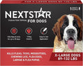 NEXTSTAR Flea and Tick Prevention for Dogs, Repellent & Control, Fast Acting Waterproof Topical Drops, Extra-Large Dog Flea & Tick Control, 1 Monthly Dose
