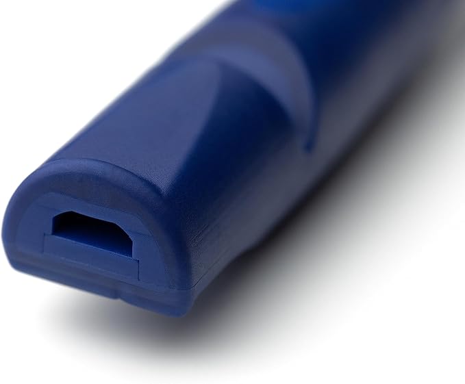 ACME Alpha 211.5 Professional Dog Training Whistle with Enhanced Ergonomic Grip. BPA-Free Plastic. 110 dBA. Long Range. Standardized Frequency. Weatherproof. Made in The UK (Baltic Blue)