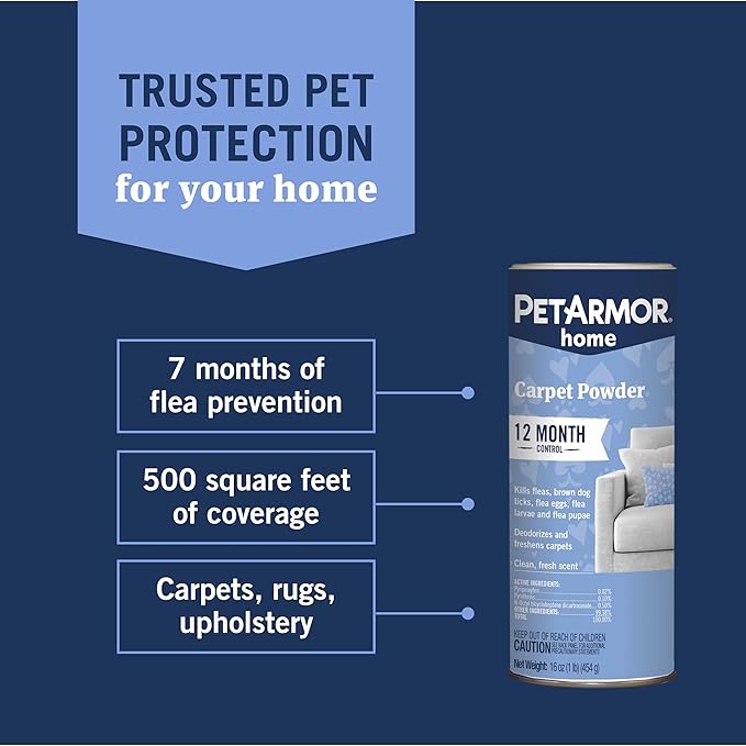 PetArmor Plus Flea & Tick Prevention for Dogs 23-44 lbs (3 Doses) + PetArmor Home Carpet Spray and Yard Spray for Fleas & Ticks, Total Flea & Tick Prevention