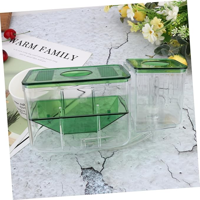 Happyyami Self-Guided Fish Hatching Box Transparent Breeding Tank for Isolating Fish Eggs and Newborns Aquarium from
