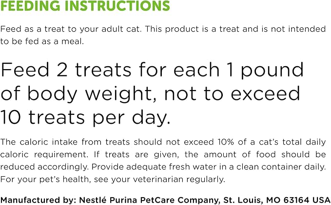 Whisker Lickin's Purina Cat Treats,Crunchy and Yummy Tuna Flavor - 10 oz. Pouches,(Pack of 8)
