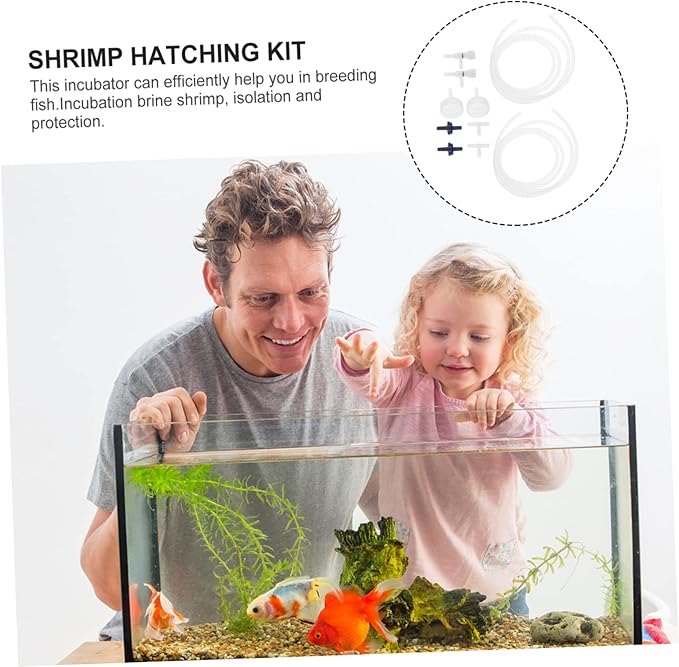 Kisangel 2 Sets Shrimp Hatchery DIY Kits with Soda Bottle Accessories Artemia Egg Hatching Kit for Aquarium and Fish Tank Easy to Install and Clean Efficient Brine Shrimp Breeding Tool with