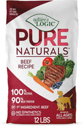 Nature’s Logic Pure Naturals™ 100% Natural Beef Recipe Synthetic-Free Dry Dog Food, 12 lbs