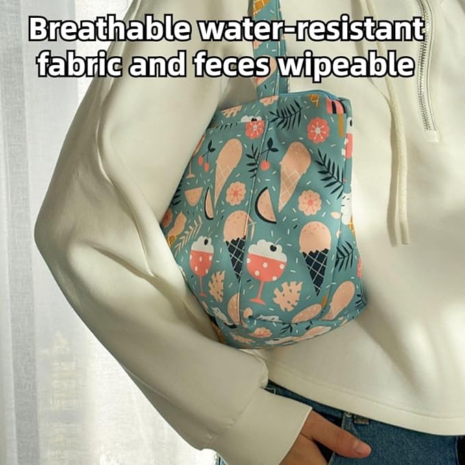 Warm Bird Carrier Bag for Winter Shoulder/Hand Bag Outdoor Portable Travel Carrier with Air Holes for Parakeets Lovebirds Conures Quarkes Caique (Blue,Medium)