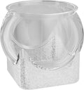 Round Clear Aquarium, Modern Compact Fish Tank, Hydroponic Planter Impact-Resistant for Home/Bedroom/Children's Room/Bathroom Desk/Workplace/Dorm