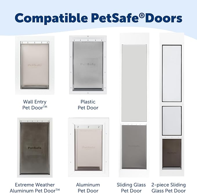 PetSafe Original Replacement Flap - Doggie Door Vinyl Replacement Flap for Sliding Glass Pet Door - Durable & Made with Non-Toxic Materials - 12 7/8" H x 8 1/8" W - Medium,(Pack of 6)