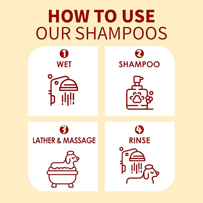 Arf Arf 5X Concentrated Oatmeal Dog Shampoo for Sensitive Skin - Tear-Free Deodorizing Wash for Puppies & Frenchies - Soothing Lithospermum & German Odor Control Formula - 16oz