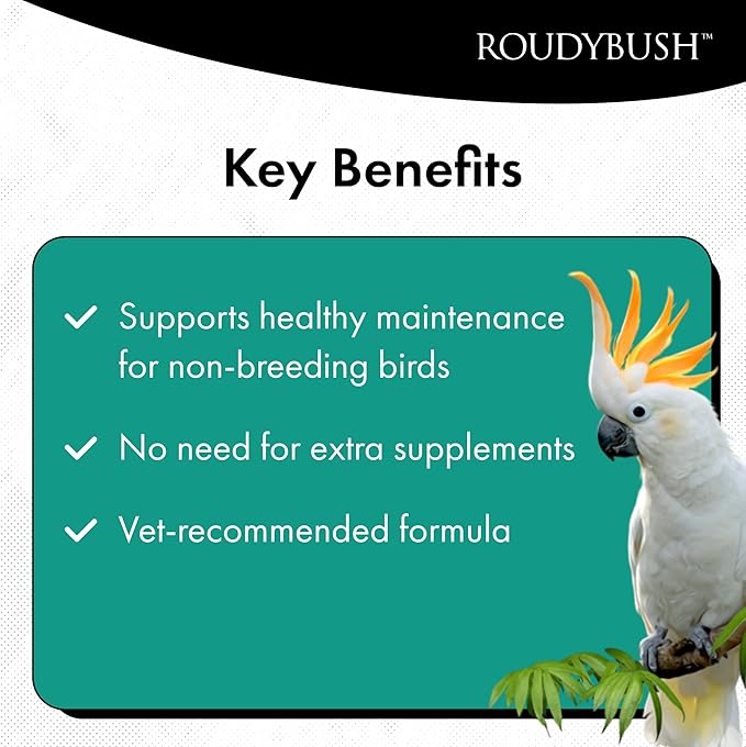 RoudyBush Daily Maintenance Bird Food, Small, 25-Pound (225SMDM)