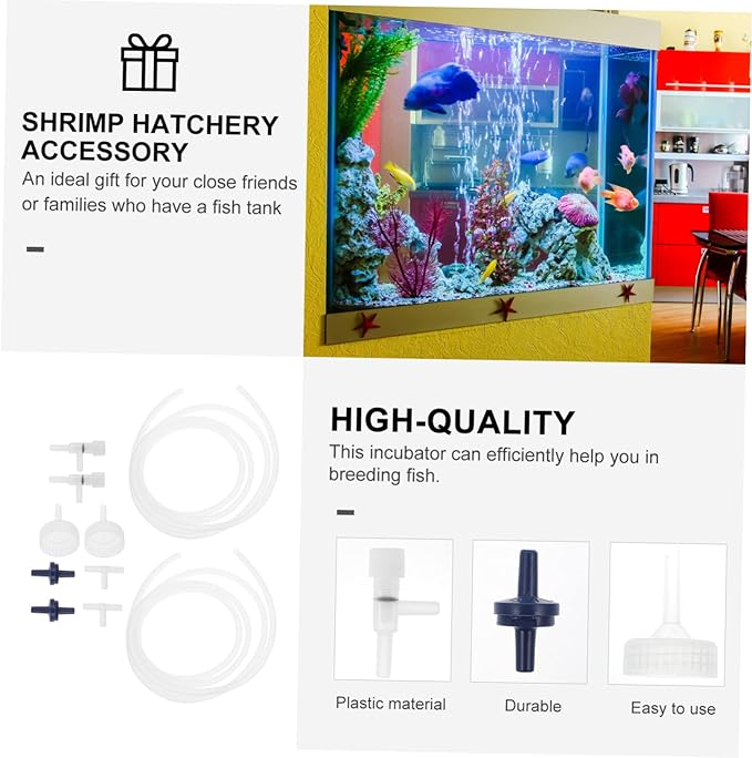 Happyyami 2 Sets DIY Aquarium Brine Shrimp Hatchery Kit Soda Bottle Accessories Hatching Kit