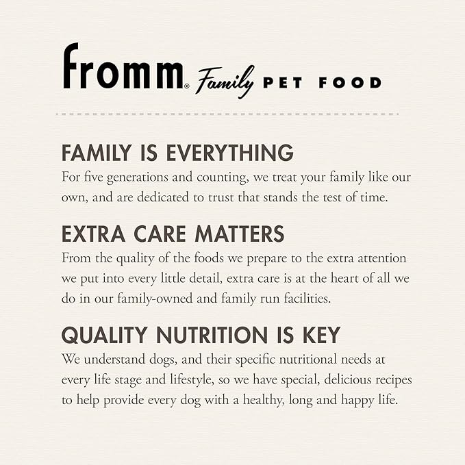 Fromm Large Breed Adult Gold Premium Dry Dog Food - Dry Adult Dog Food for Large Breeds - Chicken Recipe - 5 lb