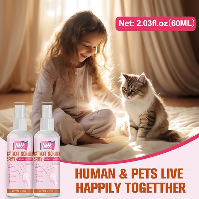 pureza 2-Pack Cat Deterrent Spray for Peeing - Effective Dog Deterrent Spray Urine & Pee Corrector for Furniture, Yard, Shoes, Indoor and Outdoor Training Spray, Non Stain & Safe Ingredients for Pets