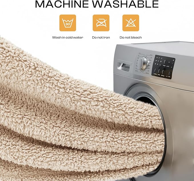 Luciphia 1 Pack 3 Calming Dog Blanket Fluffy Premium Fleece Pet Blankets Soft Sherpa Throw for Dogs Puppy Cat Grey/Beige/HazeBlue Large (41" x31")
