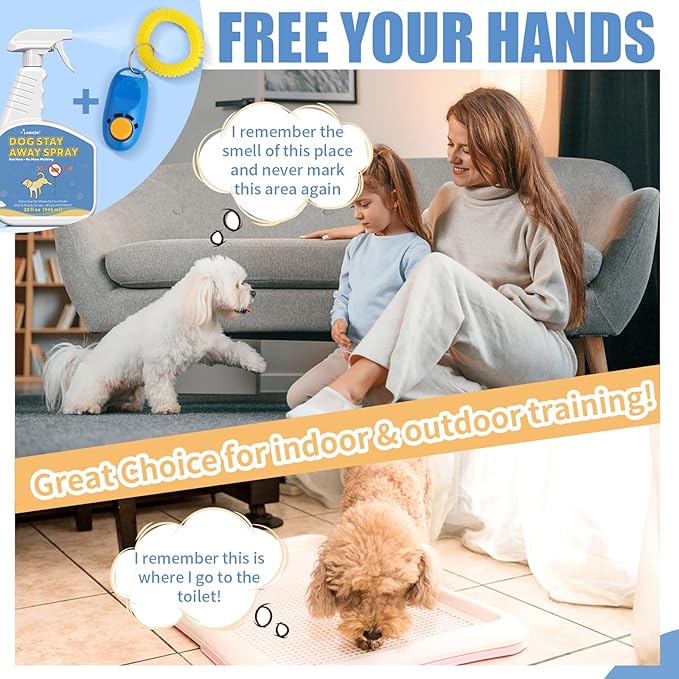 32 Oz Dog Behavior Correction Spray | Training Aid Spray for Dogs - Dog Not Here Pee