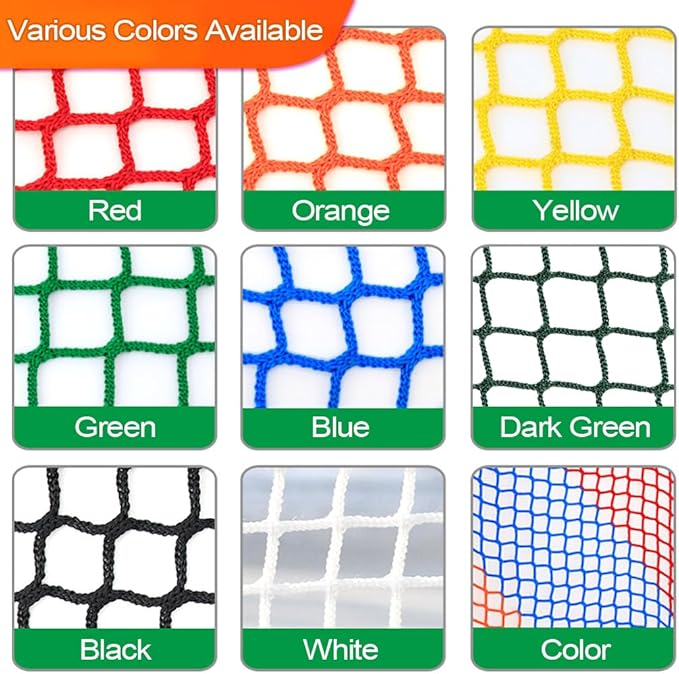 Store Partition Net In Black Knotless Polyester,Scenic Area Fall Protection Nets Mesh Hammock,Balcony Stairs Safety Protective Netting,Kids Playground Fence R(Size:1M×3M(3.3FT×9.8FT),Color:Black)
