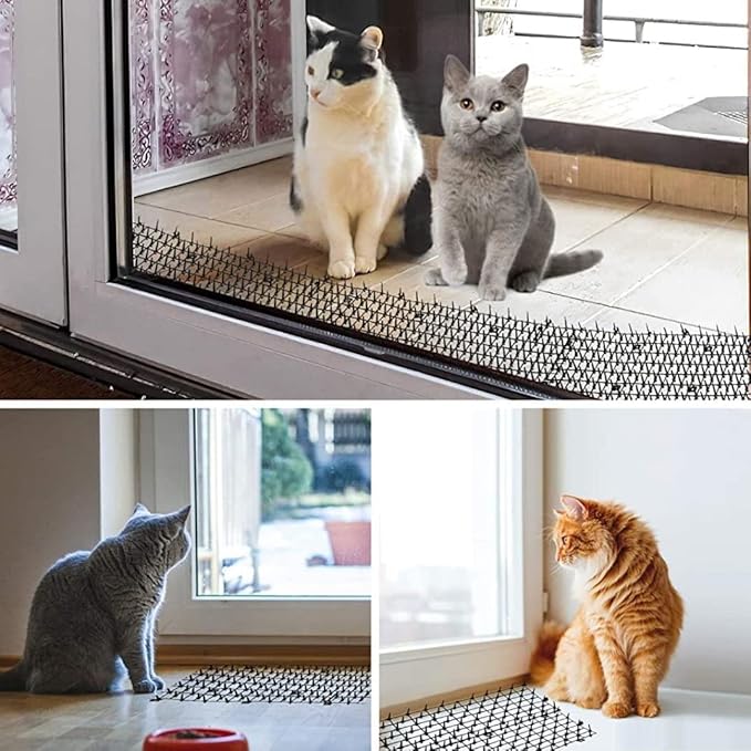 2m x 28cm Cat Scat Mat with Spikes Cat Dog Animal Spikes Repellent Deterrent Mat Anti Indoor Outdoor for Garden Fence