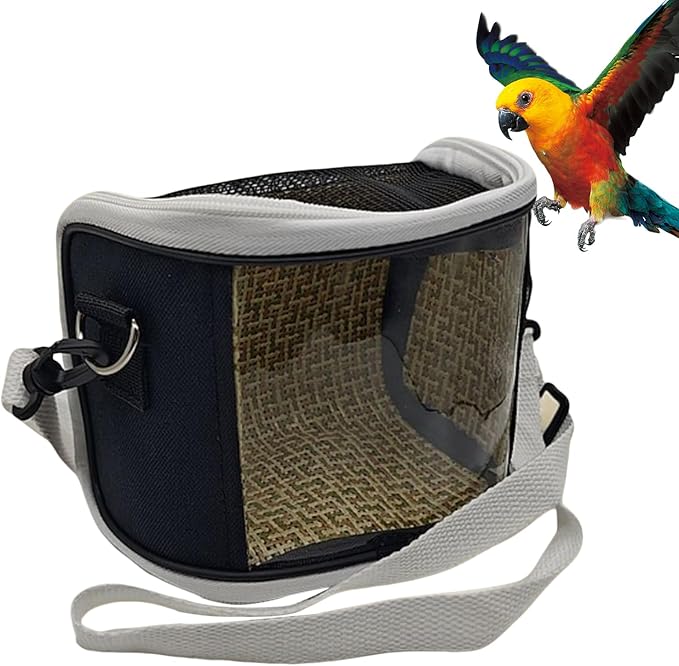 Parrot Travel Carrier, – Cockatiel Outdoor Carrying Bag, Parakeet Cage Macaw Budgies, Vet Visit Short Trips Walking | Macaw Budgies Vet Visit Short Trips Walking Pet Parents Animal Lovers Trainers Vo