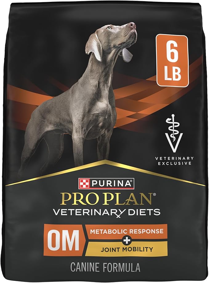 Pro Plan Veterinary Diets Purina OM Metabolic Response Plus Joint Mobility Dry Dog Food - 6 lb. Bag