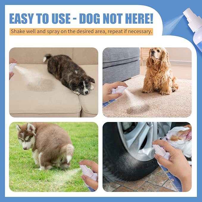 8 Oz Quality Dog Not Here Pee for Your Pet Training - Keep Your Dog from Peeing Indoors and Outdoors - Gentle and Effective Pet Behavior Aid - Pet-Friendly Spray to Curb Dog Urine Behavior
