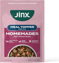 Jinx Beef & Chicken Wet Dog Food Pouches, Meal or Dog Food Topper Mix-in, Made with Real Beef & Chicken, Bone Broth, No Fillers - Puppy, Adult, Senior, 3oz, 8 Pack