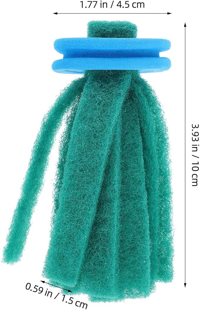 Sewroro 10pcs Fish Spawning Mops: Floating Egg Collector for Aquarium Tanks - Soft Sponge Breeding Grass for Fry Protection and Fish Farming Supplies
