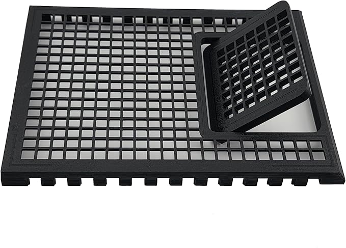 Full Lid Kit for Fluval Spec V with Feeding Door and Chamber Lid, 5 Gallon, 19 Liter (Black)