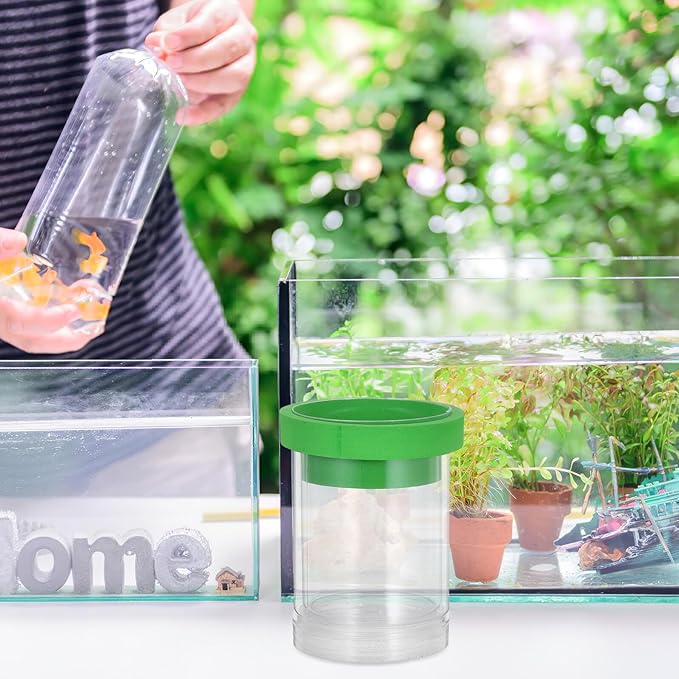 UPKOCH Aquarium Fish Breeding Box Floating Fish Incubation Hatchery Tank Isolation Divider for Guppy Fry and Egg Hatching in Small Colored Tank
